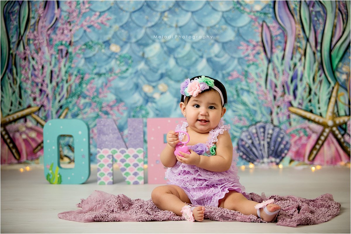 Baby A. Bakersfield Baby Milestone Photographer Melodi Photography